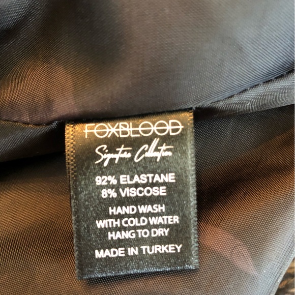 FOXBLOOD faux fur shag shrug jacket size L - Picture 6 of 6